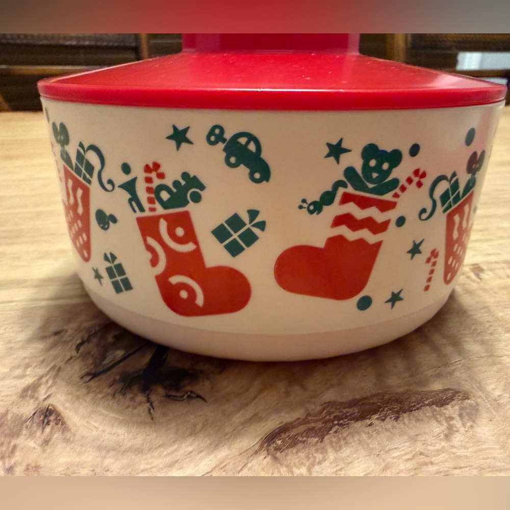 Vintage Christmas Tupperware